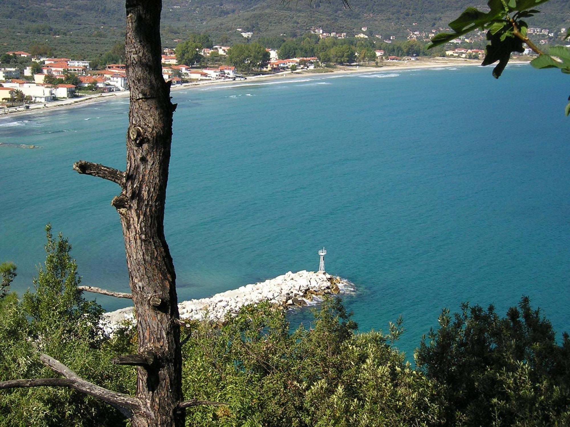 Golden Beach Inn Chrysi Ammoudia Luaran gambar